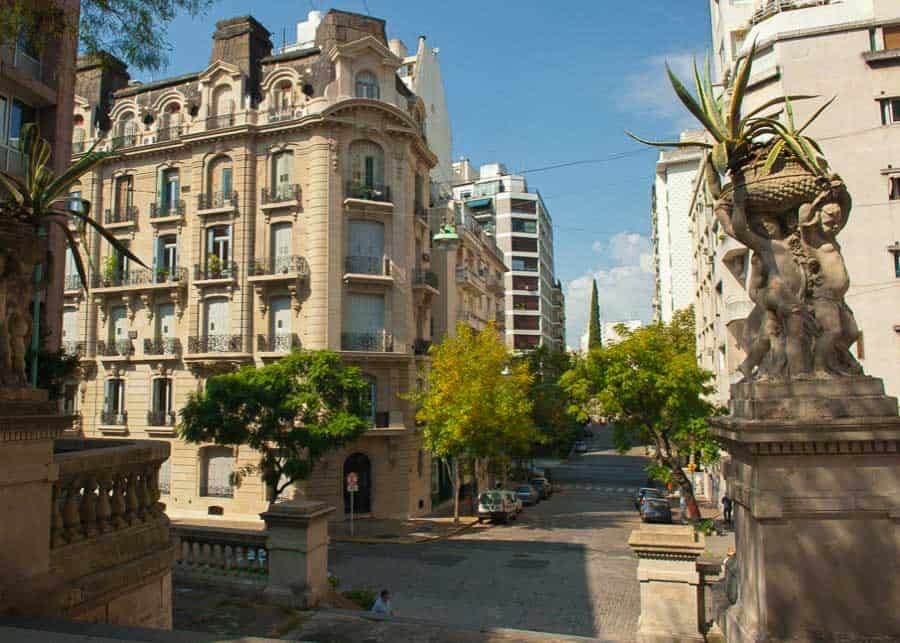 The neighborhood of Recoleta in Buenos Aires