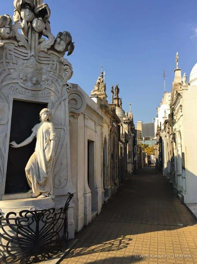 Rufina's Mausoleum at La Recoleta Cemetery