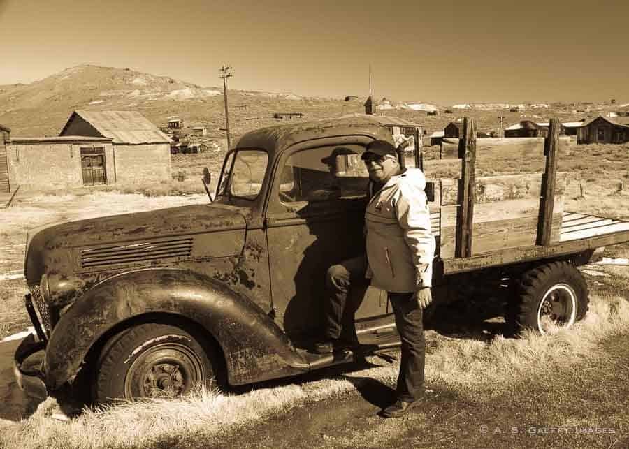 visiting Bodie ghost town in winter