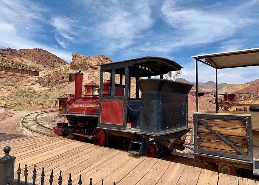 Odessa Railroad in Caico Ghost Town