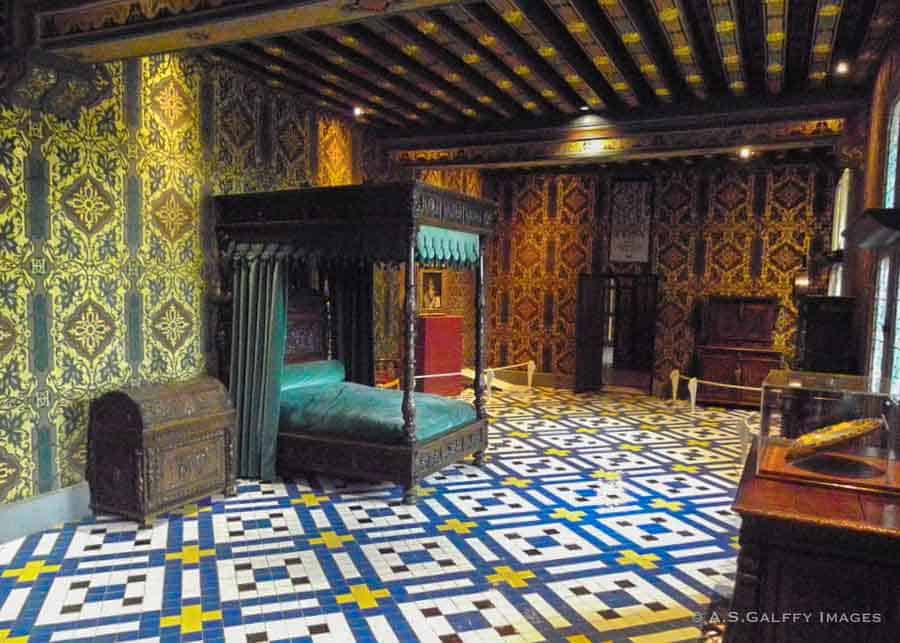 Ecaterina de Medici's bedroom at Blois