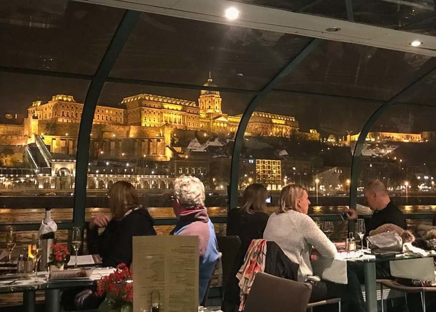 Dinner cruise on the Danube