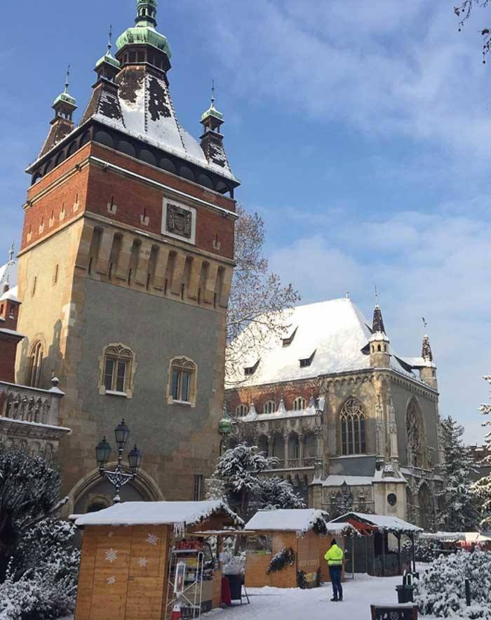 Replica of the Vajdahunyad Castle in the City Park 