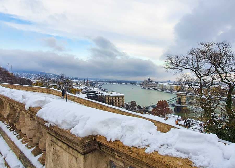 Budapest in winter