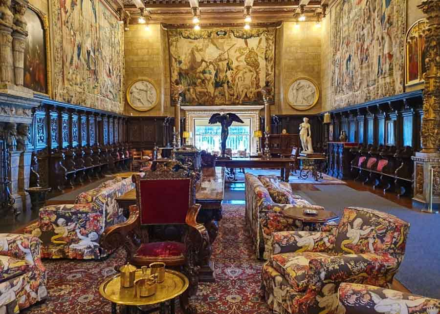 The Assembly Room at Hearst Castle