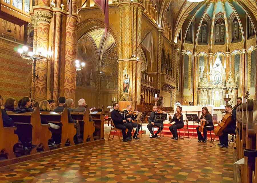 Attending a Christmas Concert at St. Matthias Church 