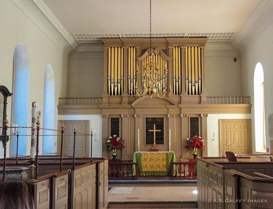 Sanctuary of the Burton Parish Church