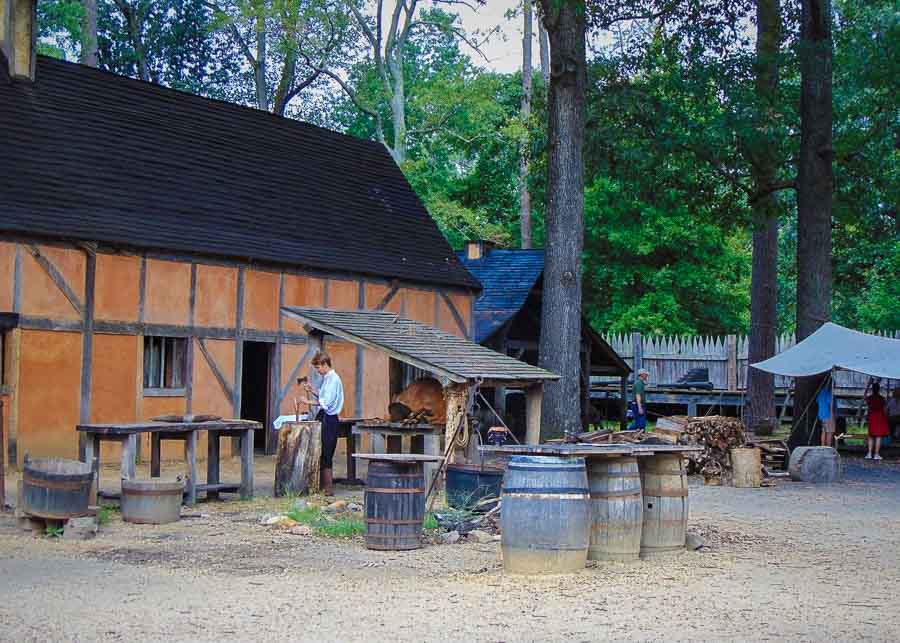 Replica of James Fort