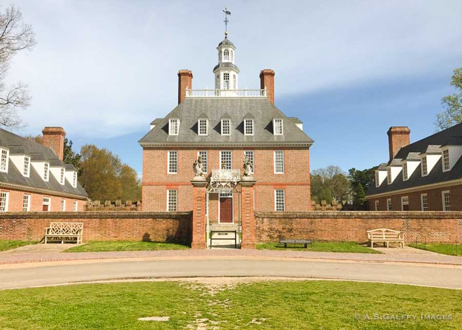 Governor's Palace in Colonial Williamsburg