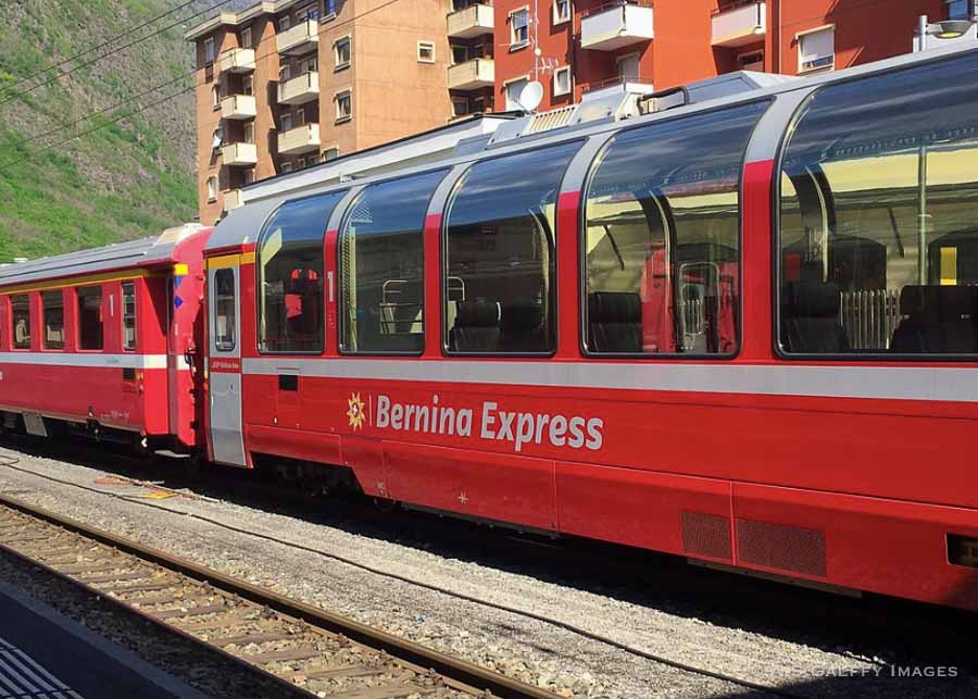 The Bernina Express Panoramic Train