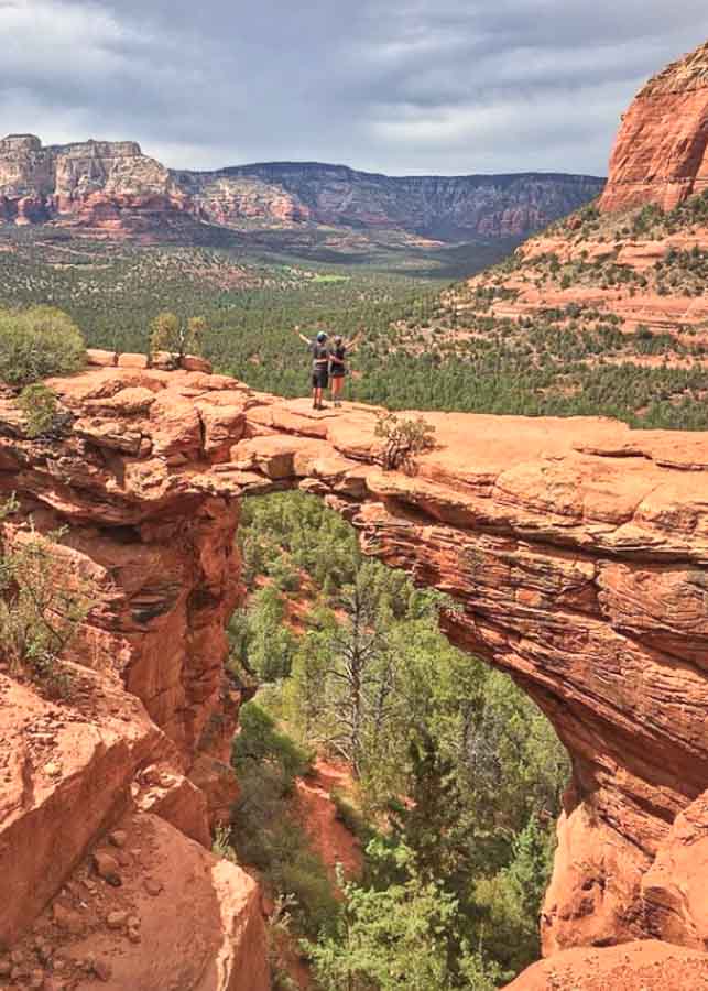 Crossing the Devil's Bridge in Sedona