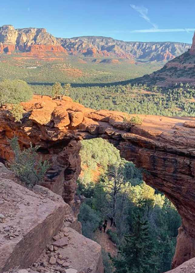 Devil's Bridge seen from above