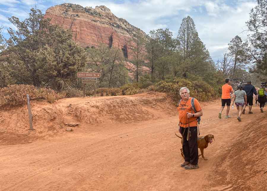 Hiking the Devil's Bridge Trail, Sedona