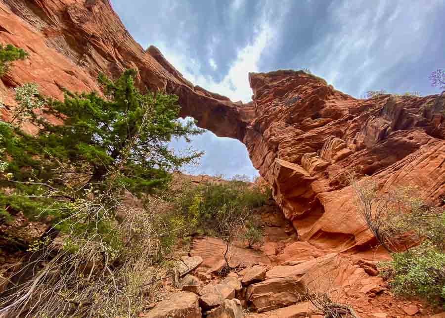 Devil's Bridge seen from the trail below