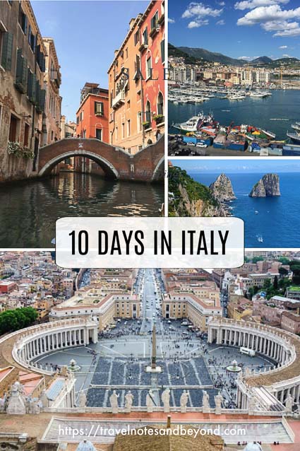 10 day trip around italy