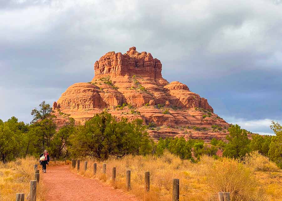 Bell Rock hiking trail in Sedona