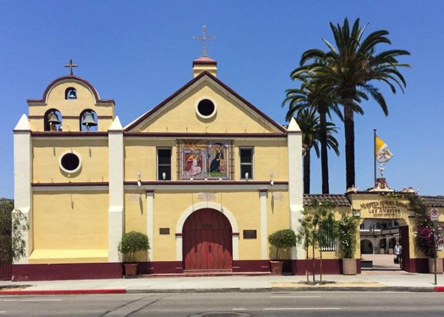 "La Placita" the first church built in Los Angeles