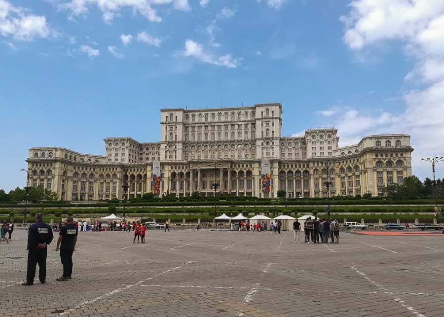 Interesting facts about Romania: the Palace of Parliament is the heaviest building in the world