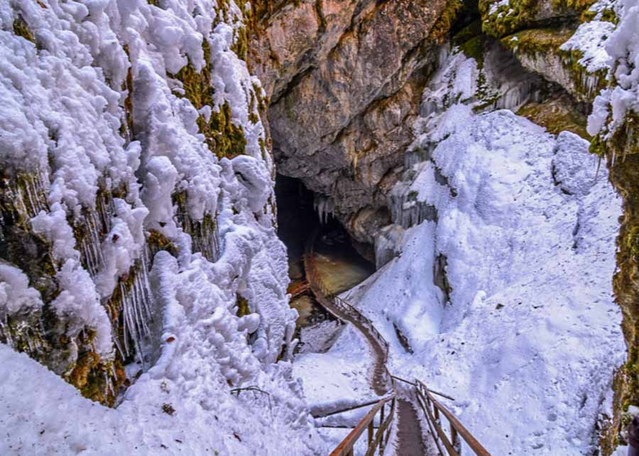 Scarisoara Ice Cave in Romania