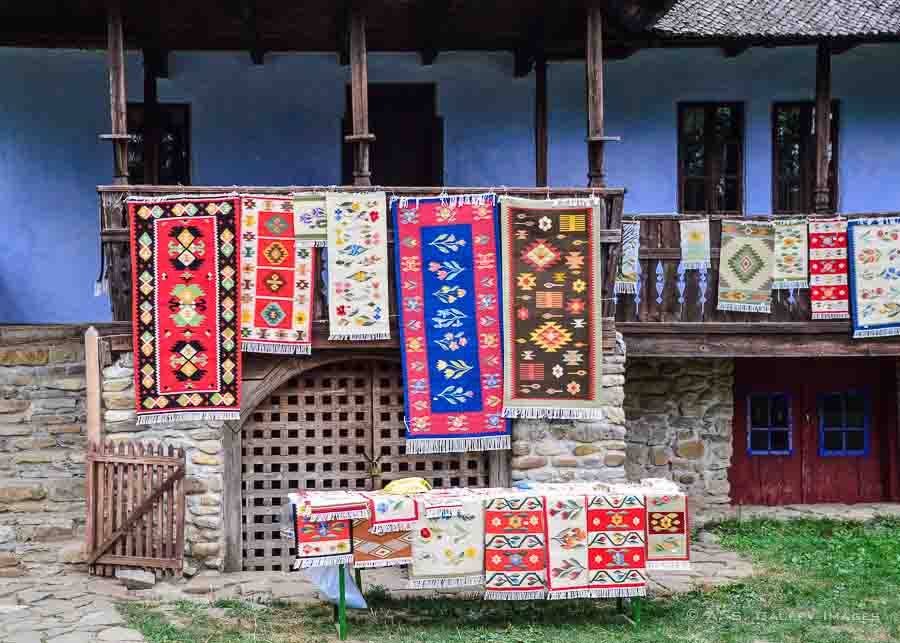 Romanian hand-woven rugs