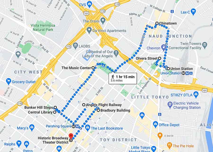 downtown los angeles walking tour