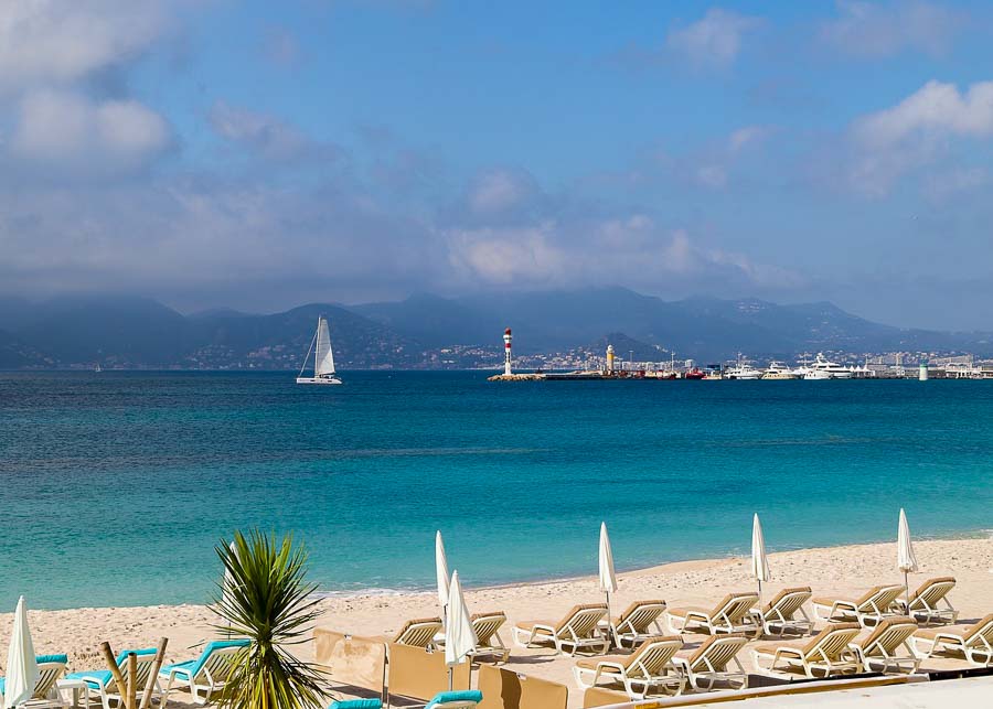 Pampelonne Beach - a sandy beach on the French Riviera