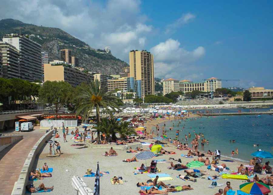 Plage du Larvotto in Monaco