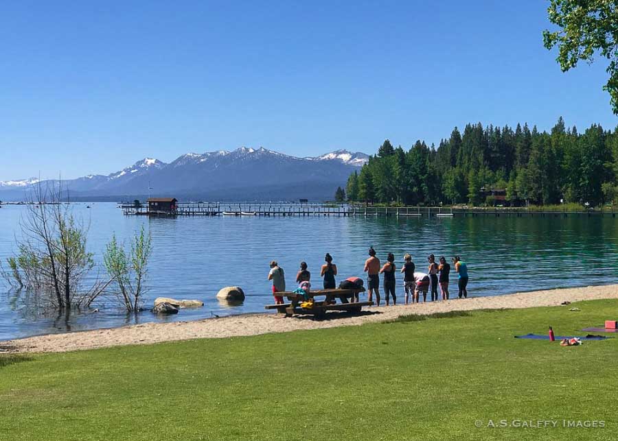 Commons beach in North Lake Tahoe