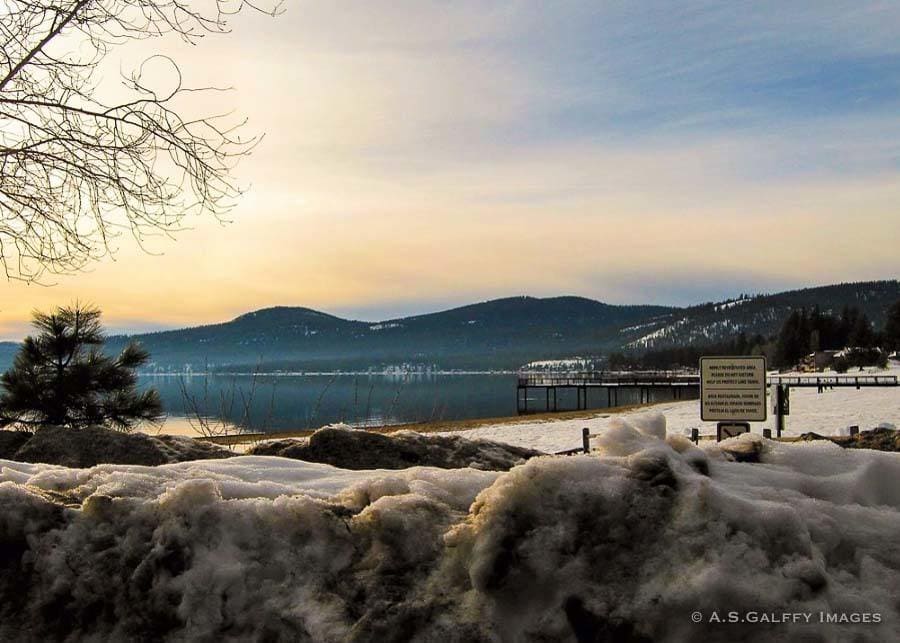 Kings Beach in winter