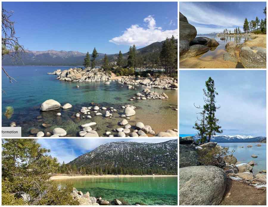 Sand Harbor, one of the most beautiful beaches around Lake Tahoe