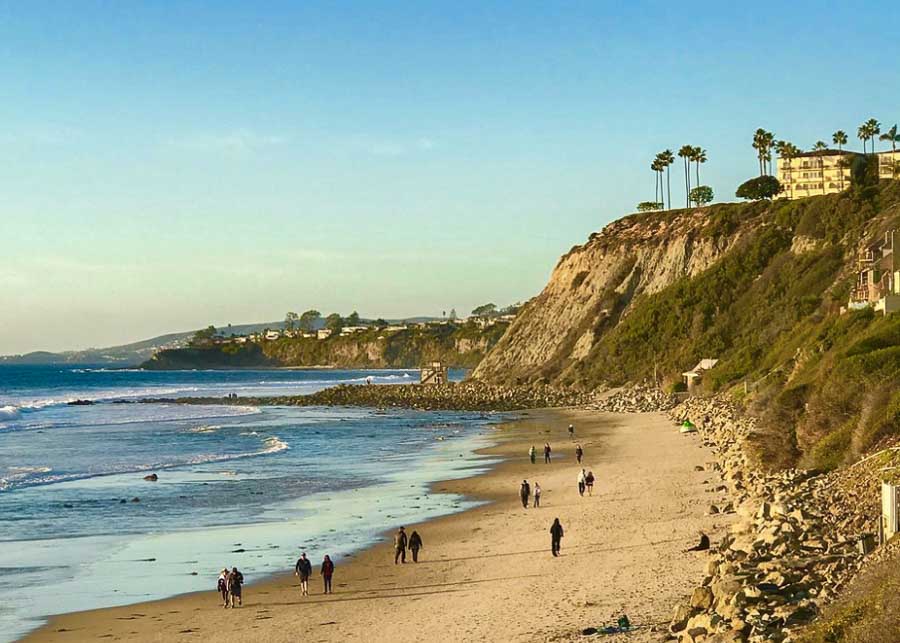 vie of the borders and bluffs at Dana Point Headlands Beach tripadvisor