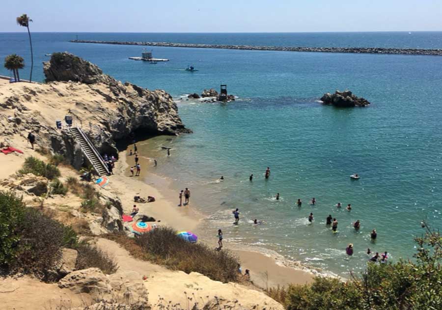 View of the Pirate's Cove Beach