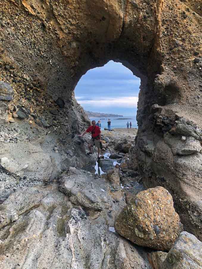 View of the tunnel that leads to Totuva Veach