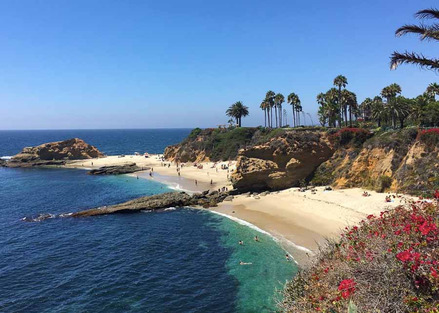 Treasure Island Beach in Orange County, California