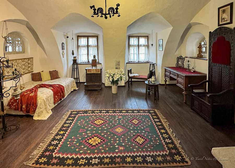 Bedroom at Bran Castle