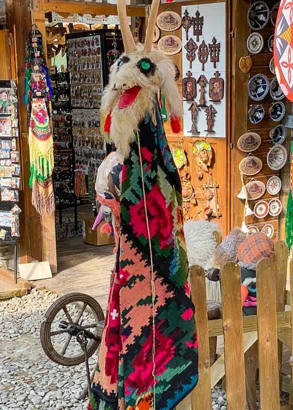 "The Goat" mask, used in old traditional Christmas dances