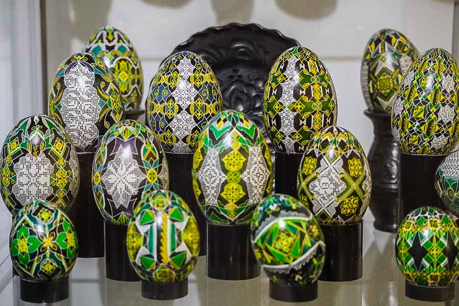 Romanian Easter eggs from Bucovina
