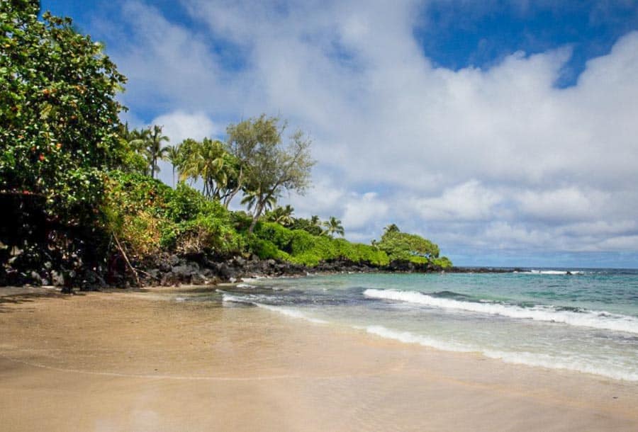 view of Hamoa Beach 