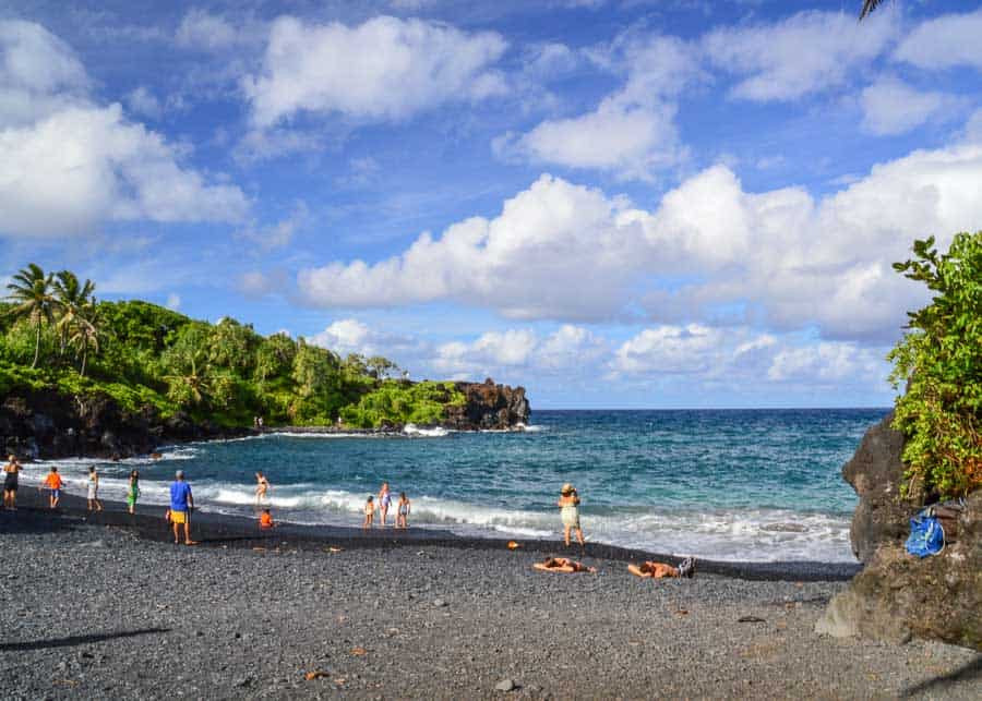 Pa'iloa Beach Black Sand Beach