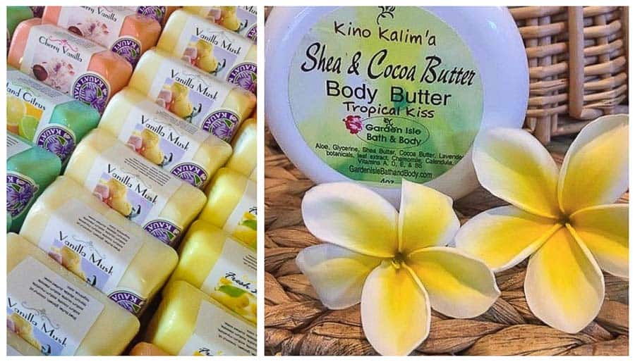 Hawaiian soaps and lotions