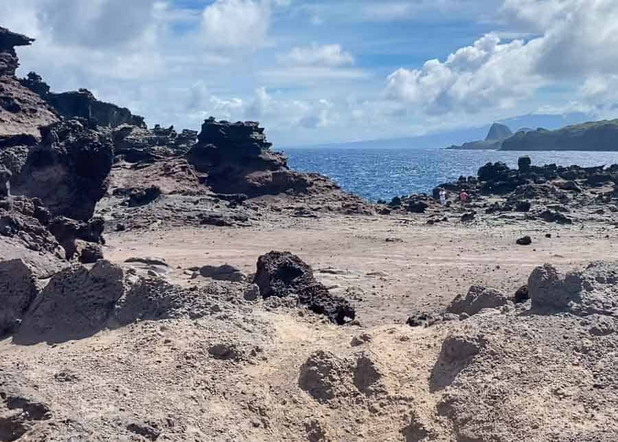 The Acid War Zone hiking Trail in Maui