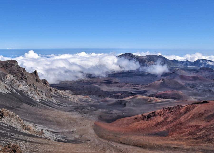 View of the Haleakala Crater