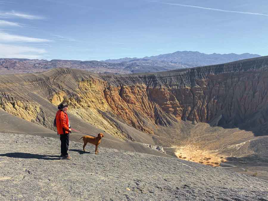 Ubehebe crater in Death Valley