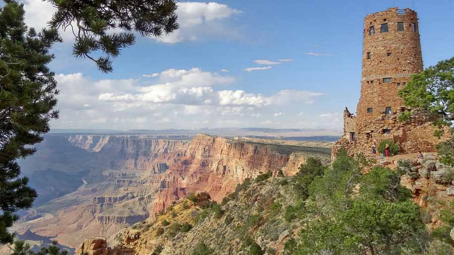 Desert View Watchtower in Grand Canyon