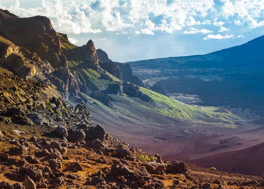 View of the Haleakala Crater