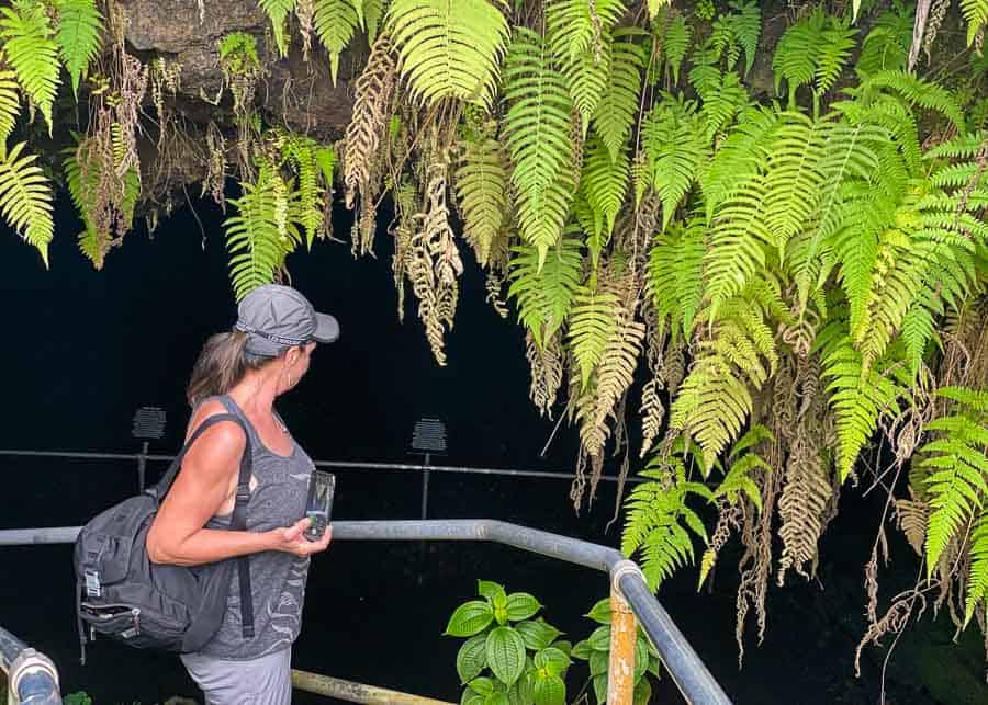 Visiting the Lava Tube, one of the best stops on the Road to Hana