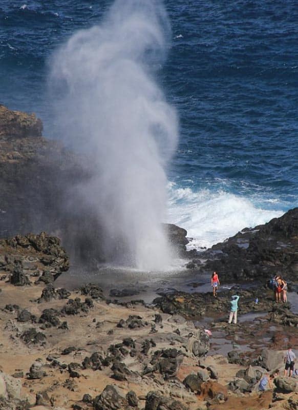 View of the Nakalele Blowhole