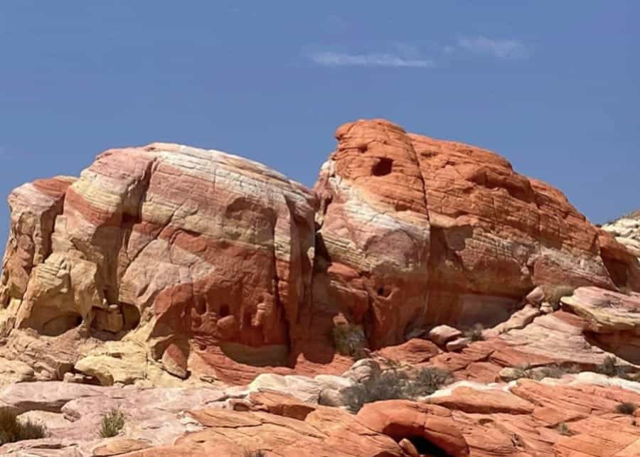 Rock formations in the Valley of Fire State Park, near Las Vegas