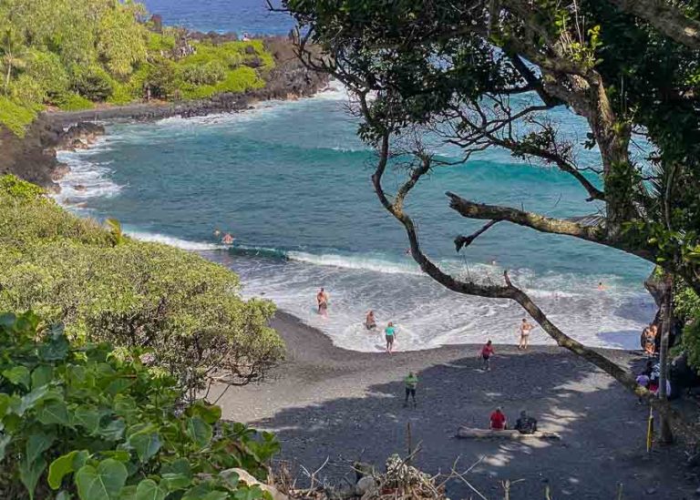 Where to Find the Best Black Sand Beaches in Maui