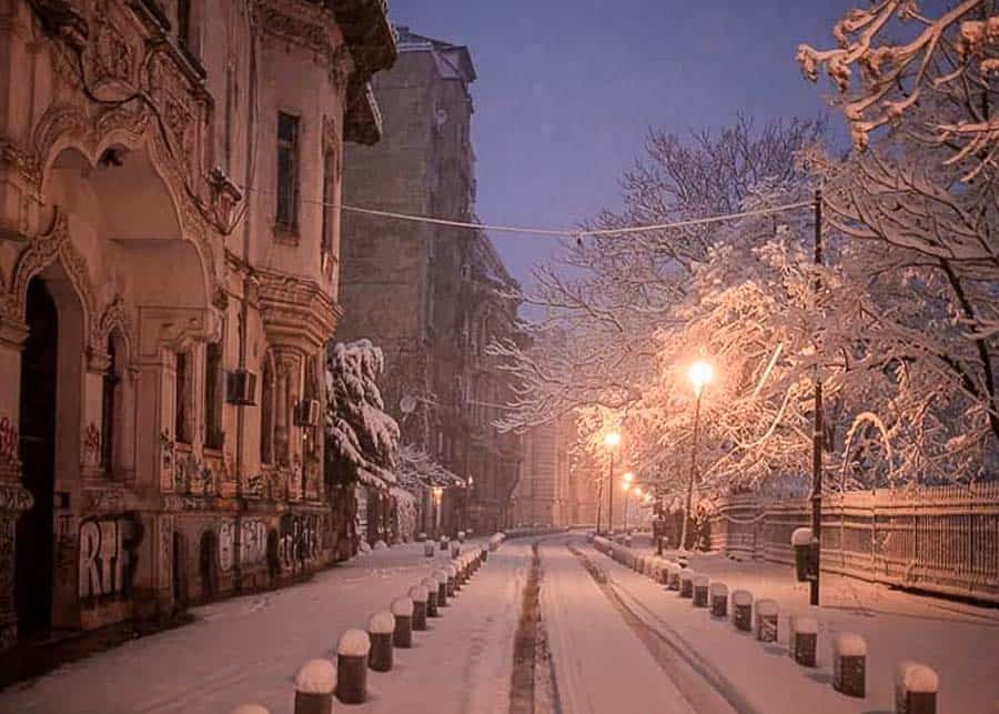 photo depicting Bucharest in winter, one of the best European cities to visit in December